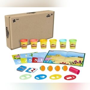 Play-Doh Create Shape and Count Numbers Playset Playmats Flashcards Learning NEW